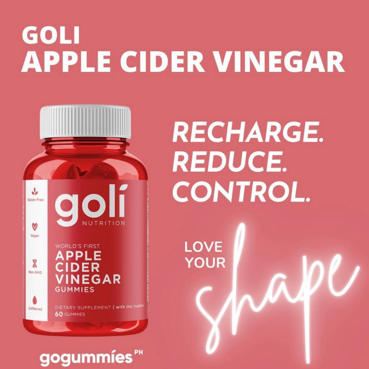 Goli Nutrition Apple Cider Vinegar Gummies