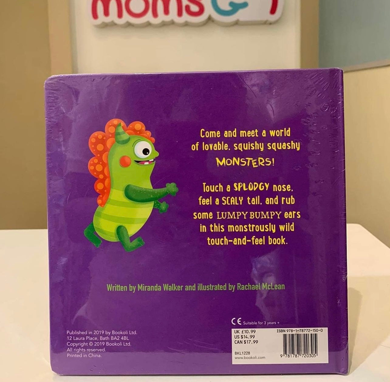 SQUISHY SQUASHY MONSTERS Touch and Feel Book