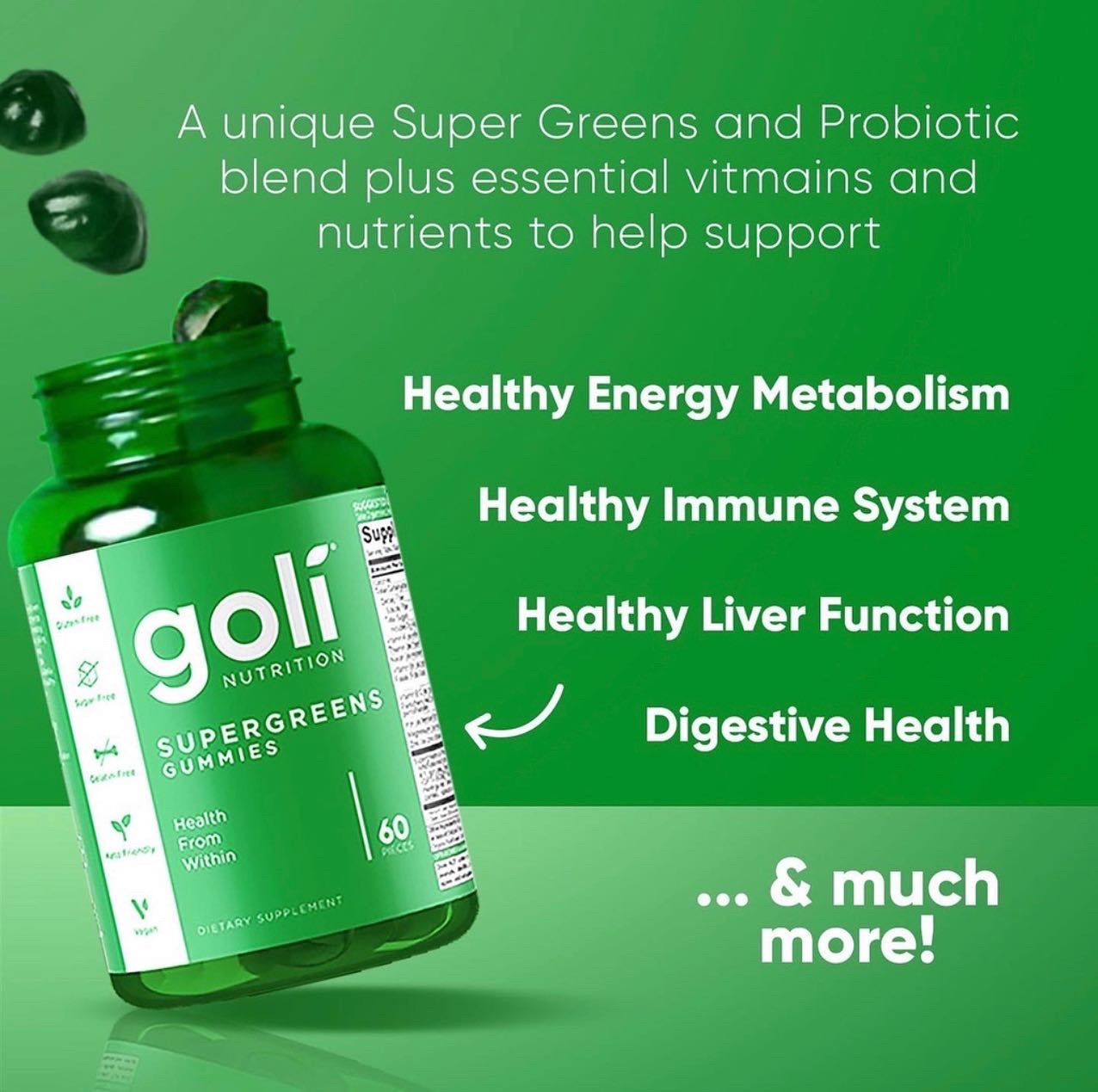 Goli Nutrition SuperGreens Gummies