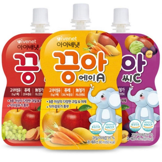 Ivenet Baby Puree Vegetable and Fruit Healthy Juice Drink