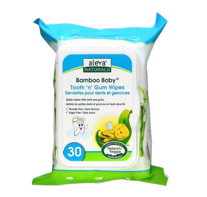 Aleva Naturals Bamboo Baby Tooth 'n' Gum Wipes