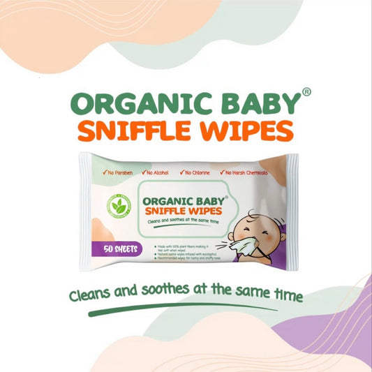 Organic Baby Sniffle Wipes 50s