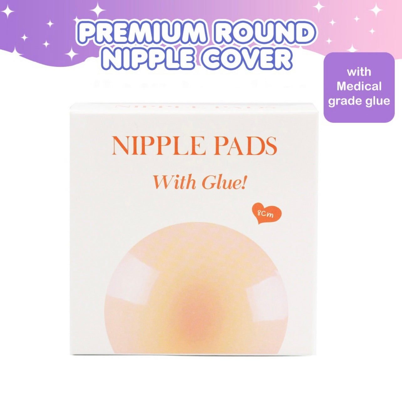 Tamme Nipple Cover 3MM Extra Thick with Medical Grade Glue