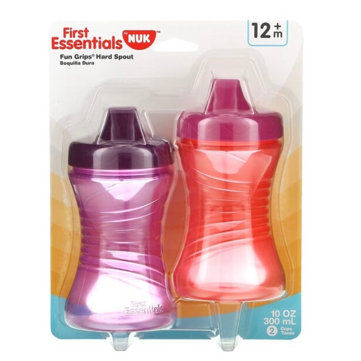 NUK First Essentials Fun Grips Hard Spout 2-Pack 12M+