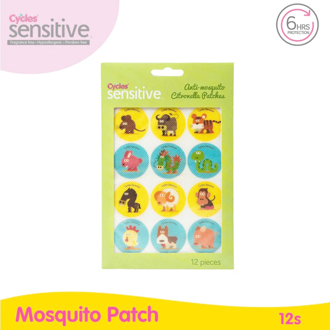 Cycles Sensitive Anti-Mosquito Citronella Patches