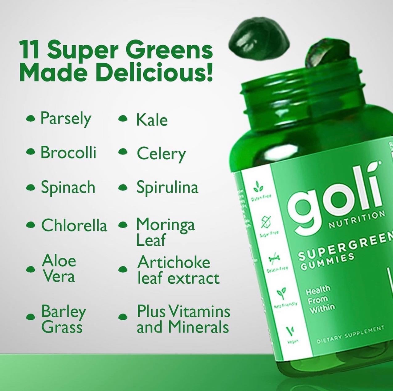 Goli Nutrition SuperGreens Gummies