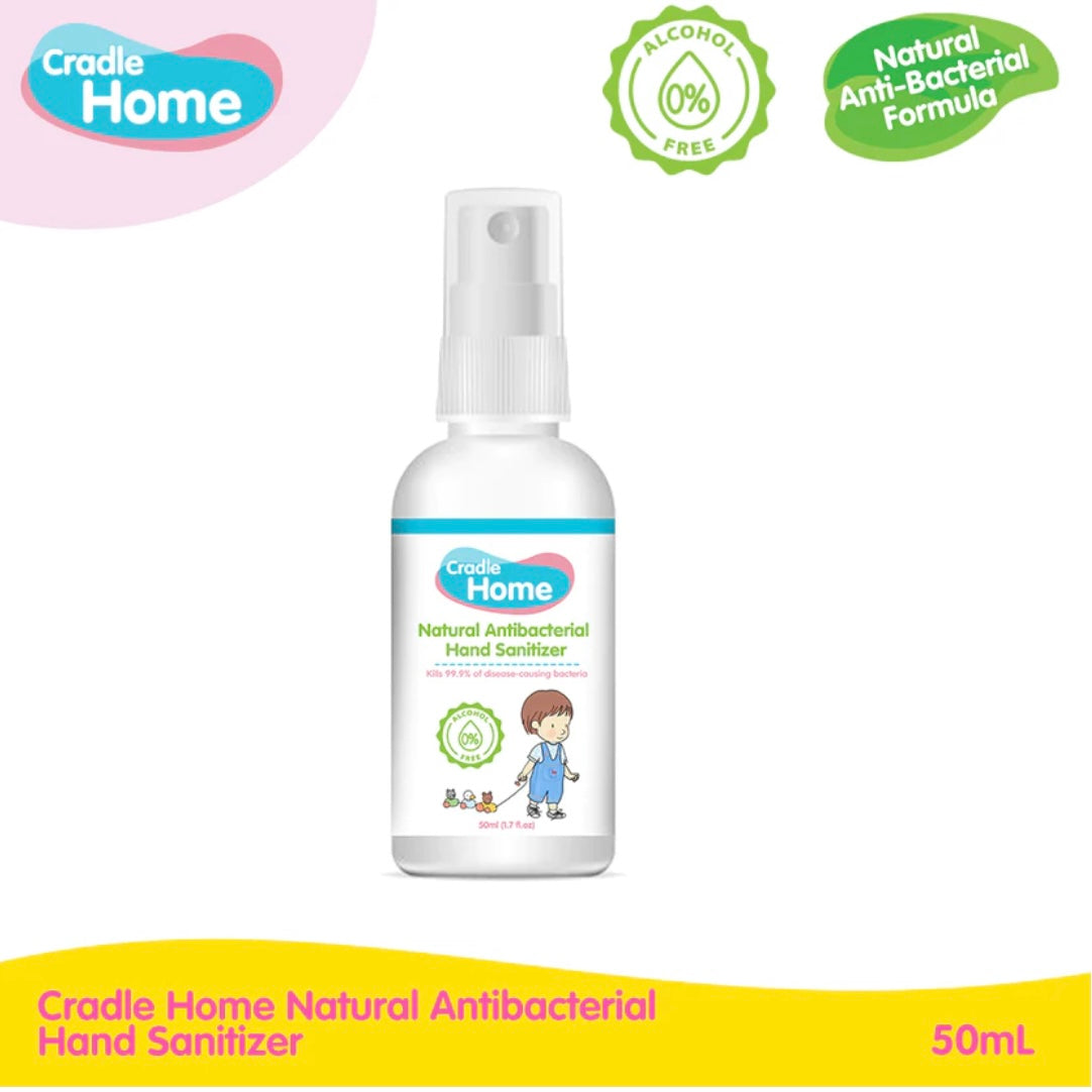 Cradle Home Natural Antibacterial Hand Sanitizer 50ml