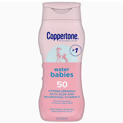 Coppertone Water Babies Sunscreen Lotion with SPF50 - 8oz