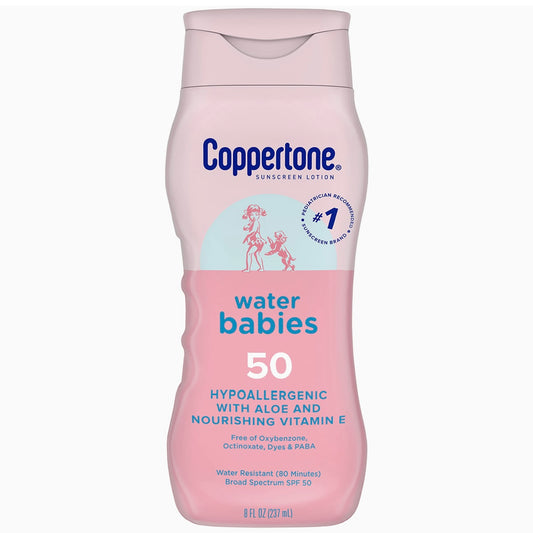 Coppertone Water Babies Sunscreen Lotion with SPF50 - 8oz