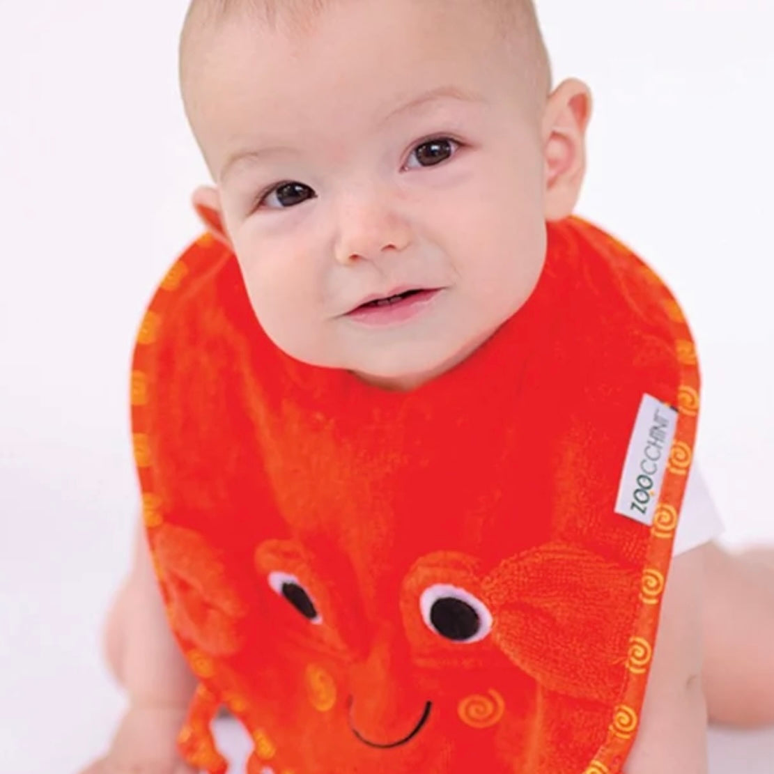 Zoocchini Terry Cotton Baby Feeding Bib