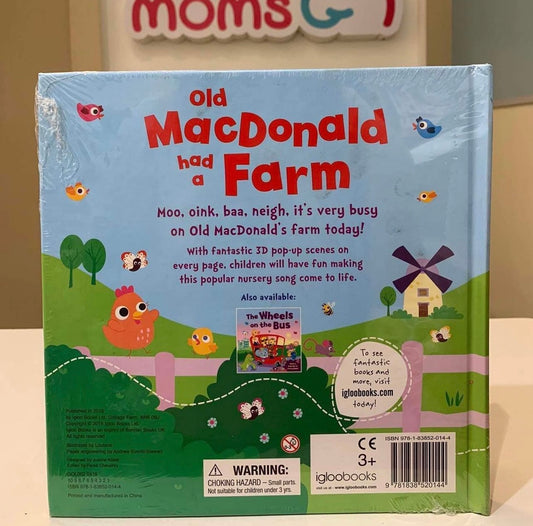 Old Macdonald had a Farm Pop Up Book