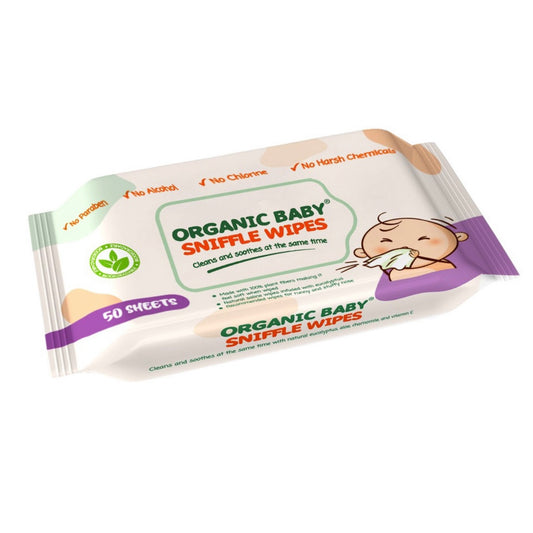 Organic Baby Sniffle Wipes 50s