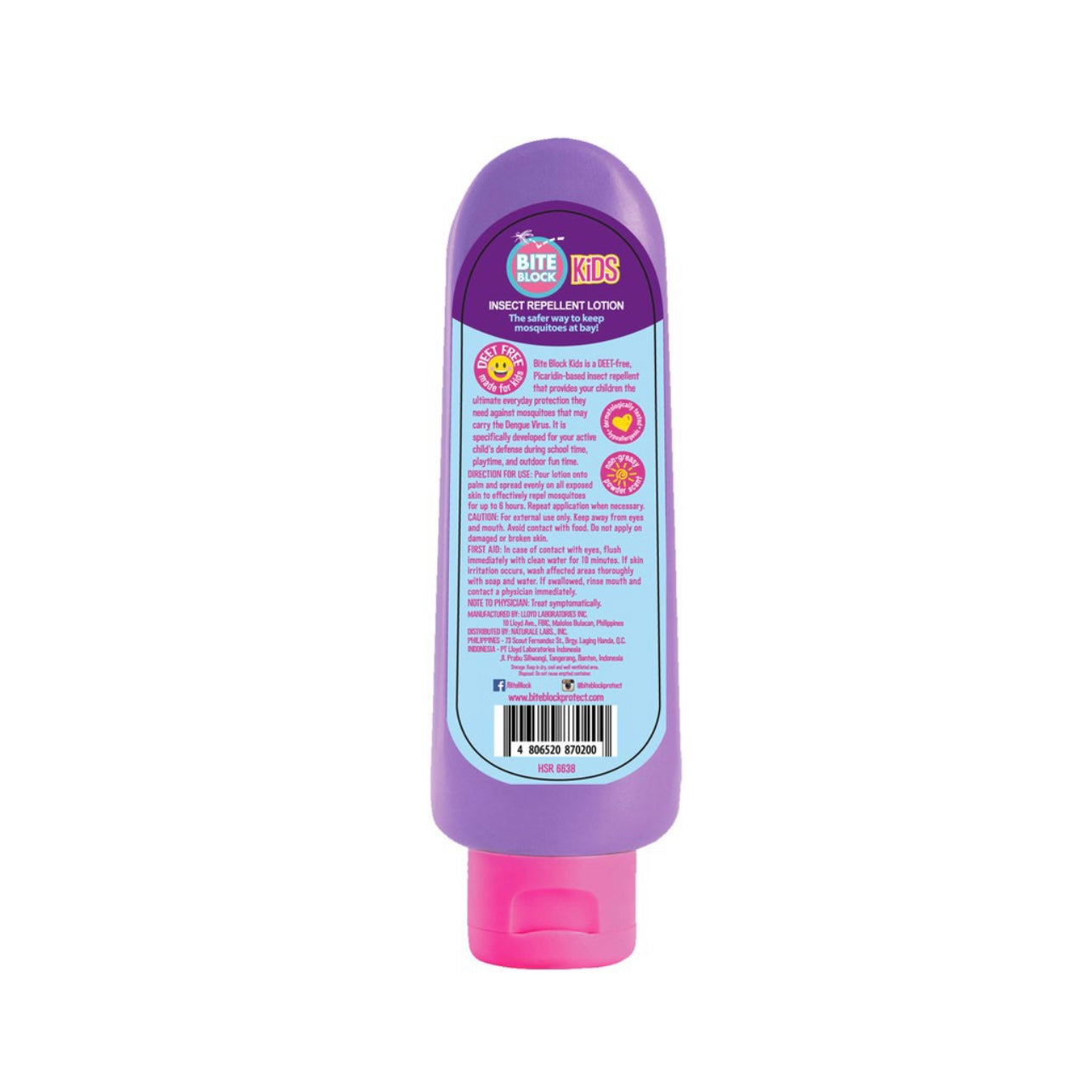 Bite Block Kids Insect Repellent Lotion