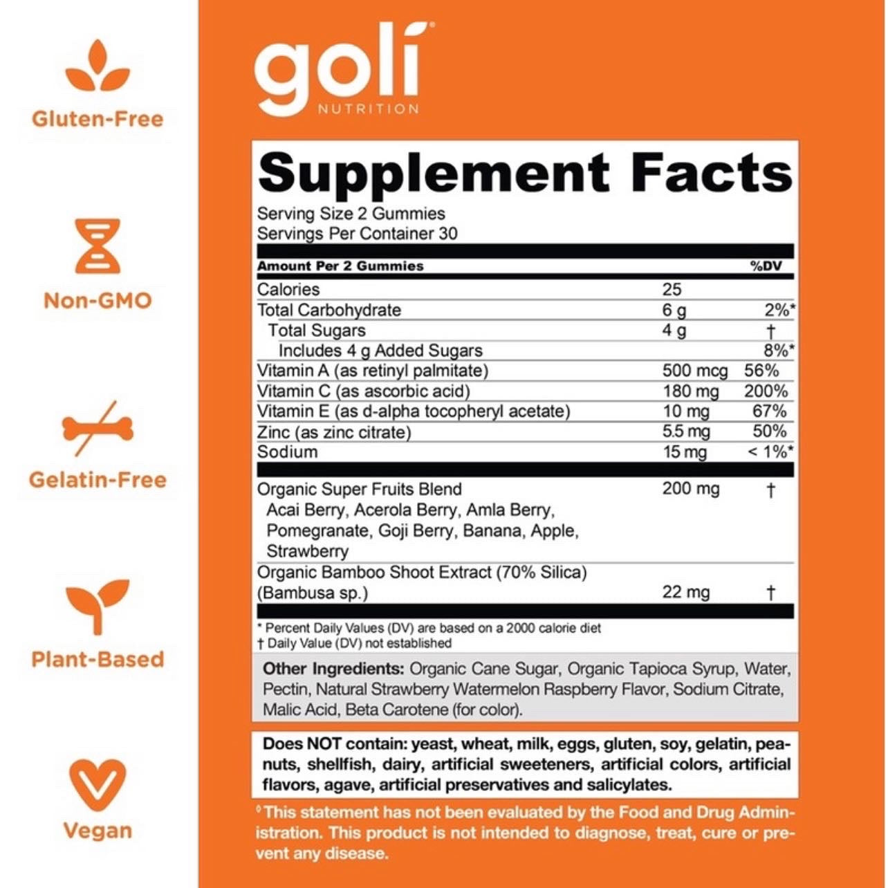 Goli Nutrition SuperFruits Gummies