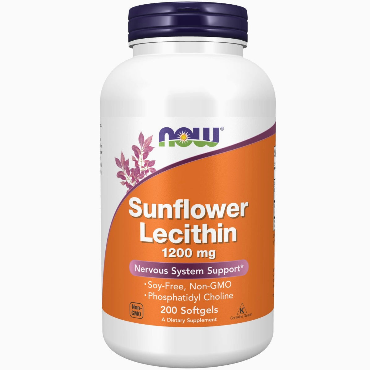 NOW Foods Sunflower Lecithin 1200mg Softgels