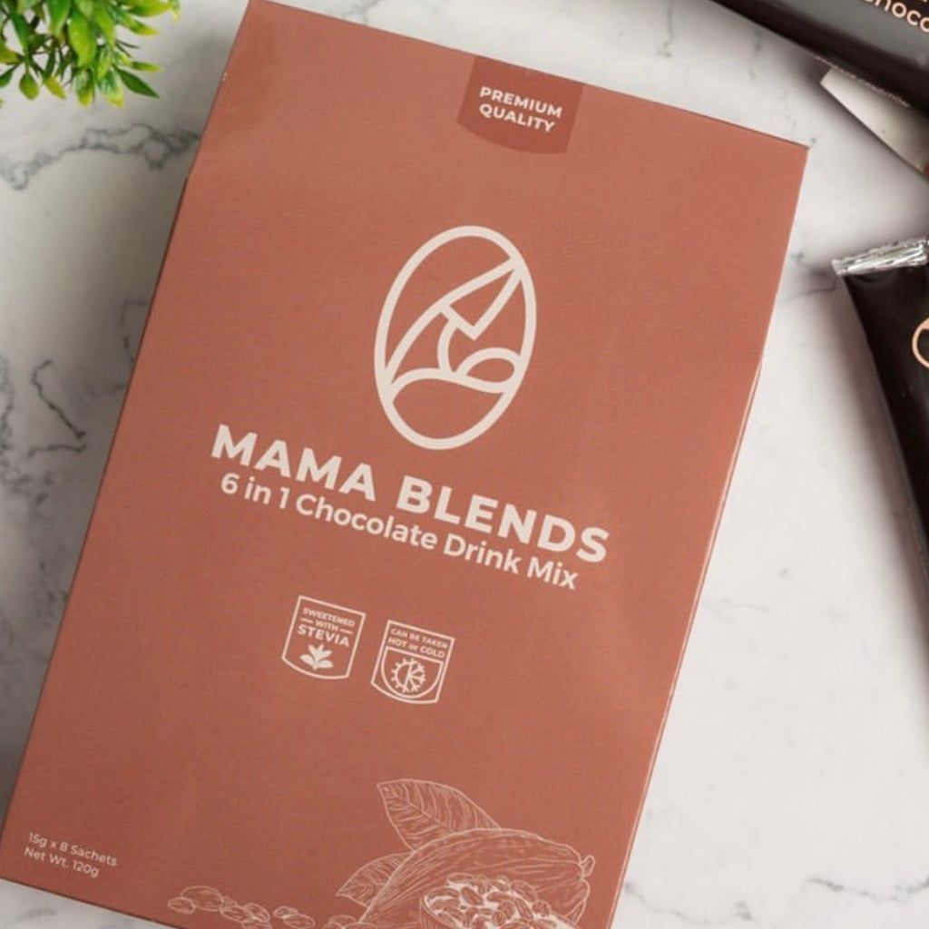 Mama Blends 6 in 1 Lactation Chocolate Drink Mix